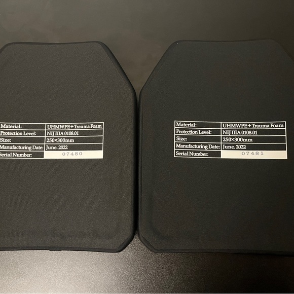 Tactical vest body armour - w/ level 3a plates - Green - Picture 4 of 6